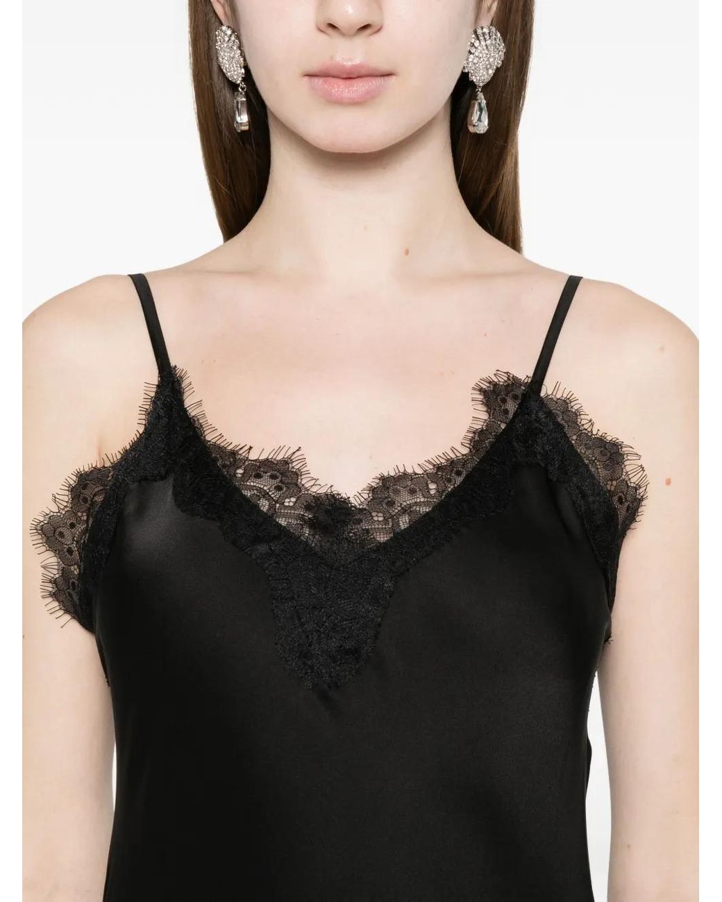 Silkylicious Black Lace Maxi Dress