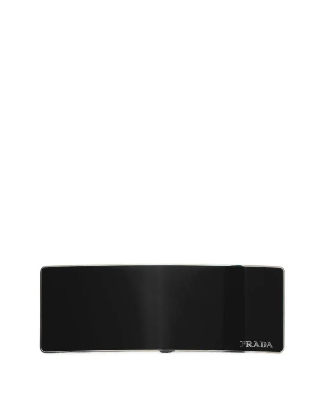 Prada Black Metal Hair Clip