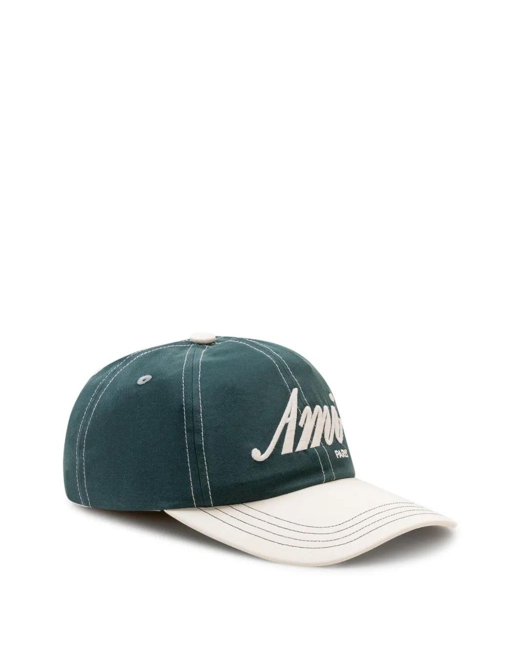 AMI Gray Casquette À Broderies