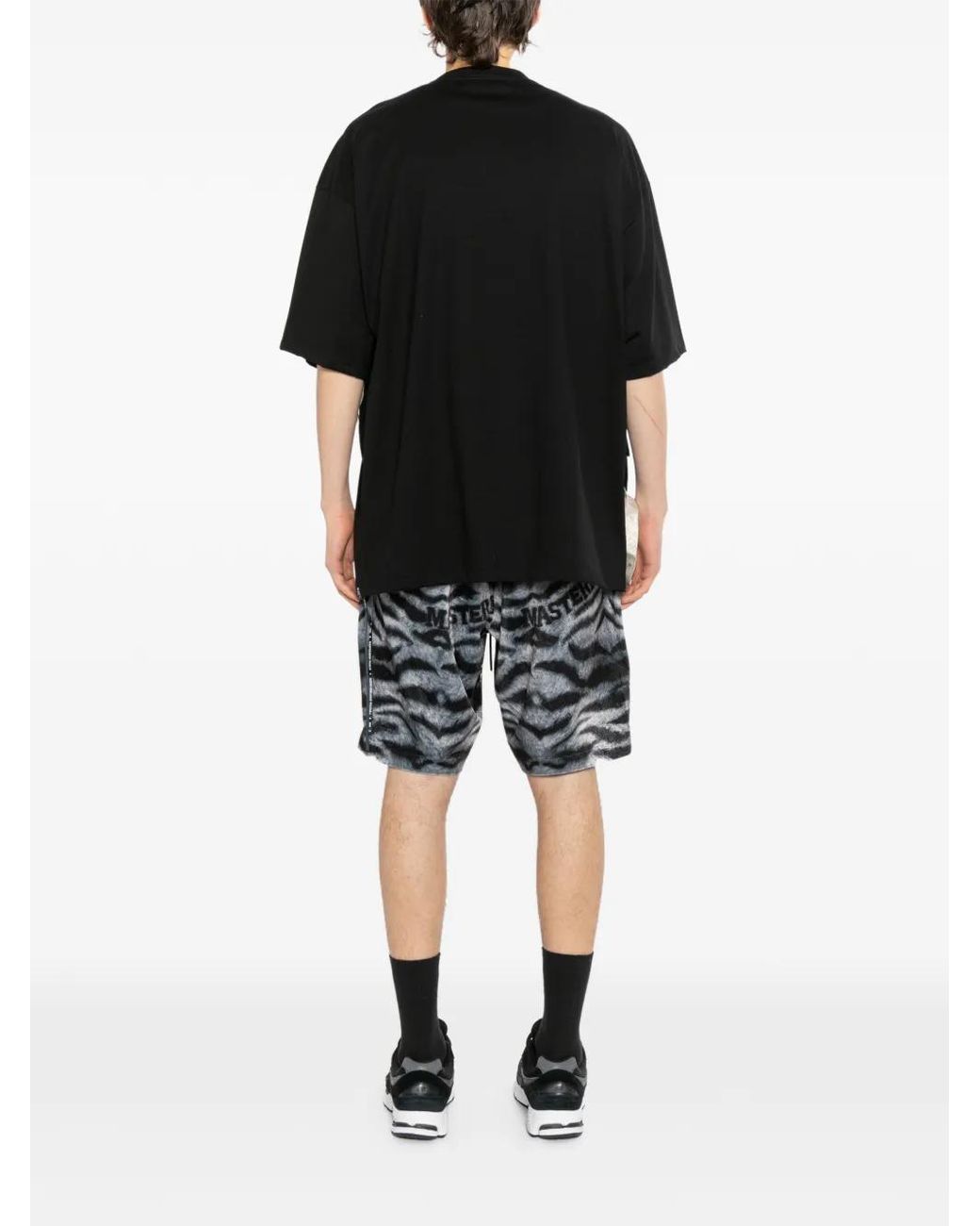 MASTERMIND WORLD Black T-Shirt À Logo Brodé for men