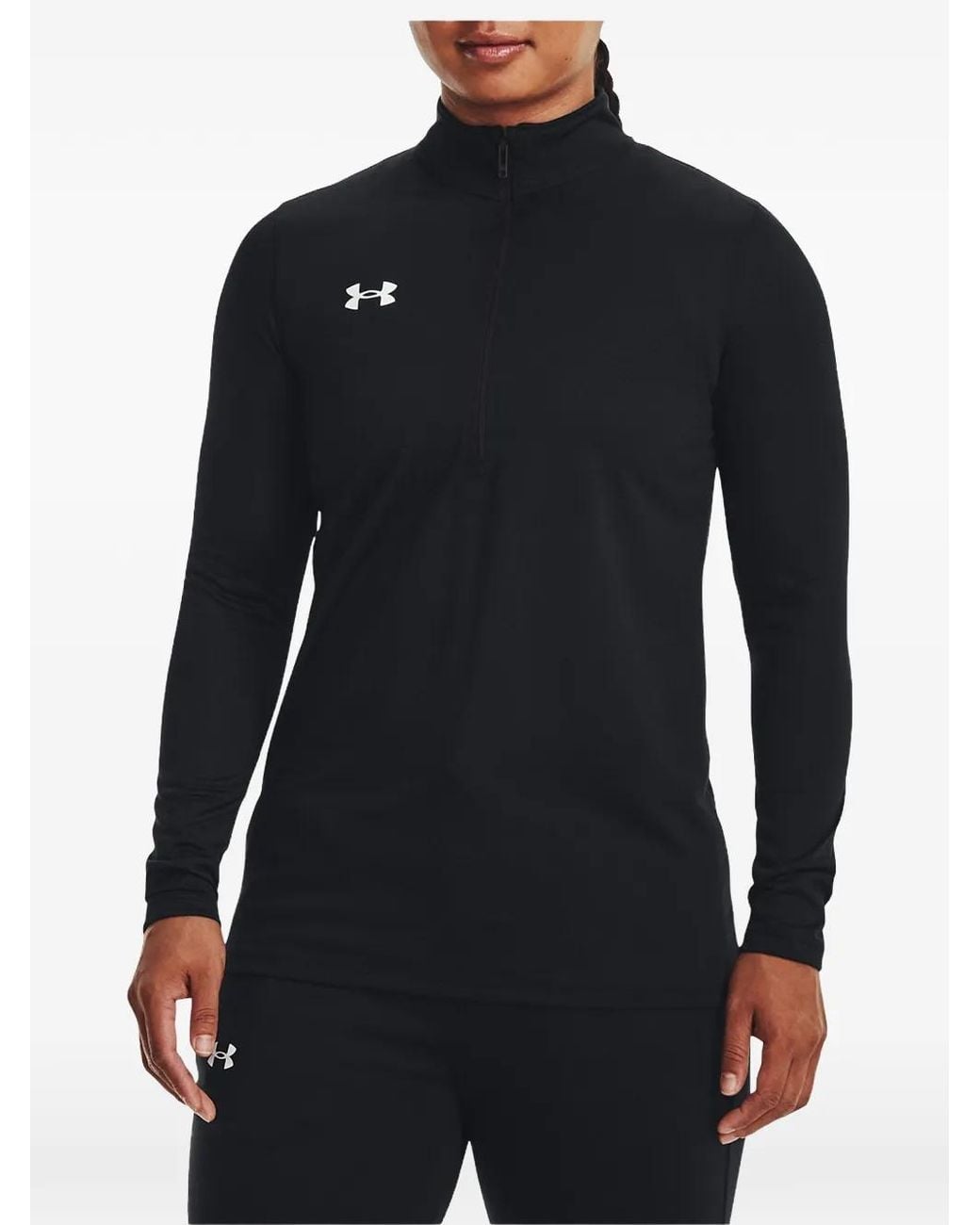 Under Armour Black Tech Team Half-Zip Sweatshirt
