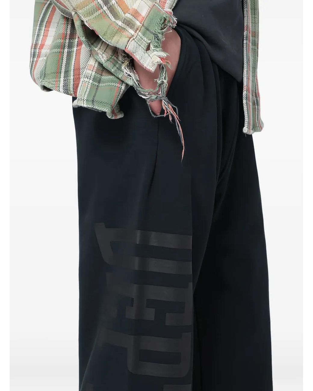 GALLERY DEPT. Black Dept Post Track Pants for men