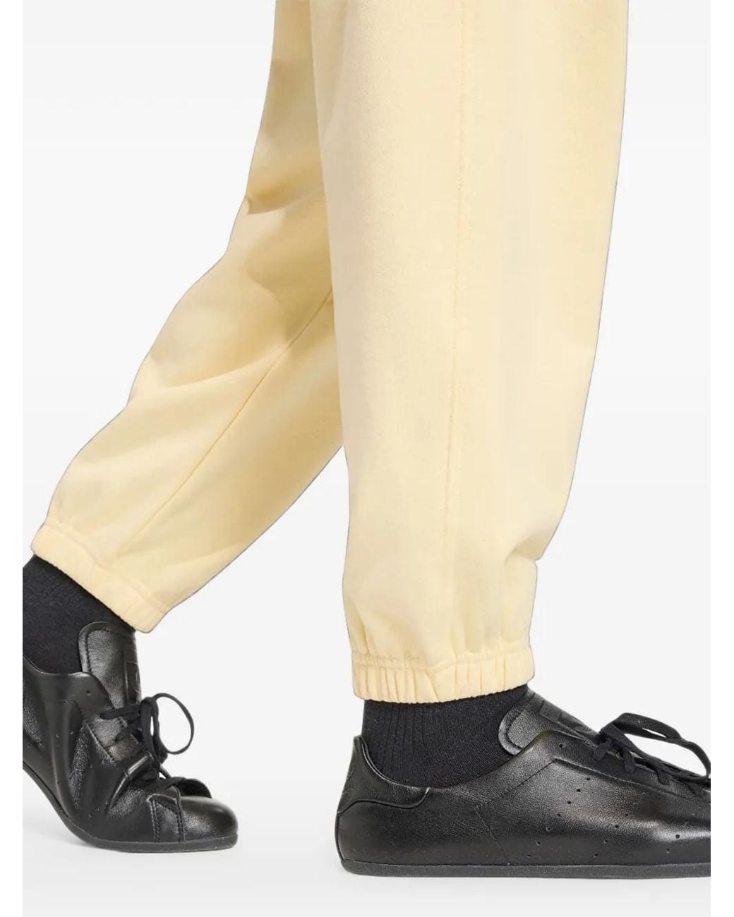 Adidas Natural Logo-Embroidered Track Pants
