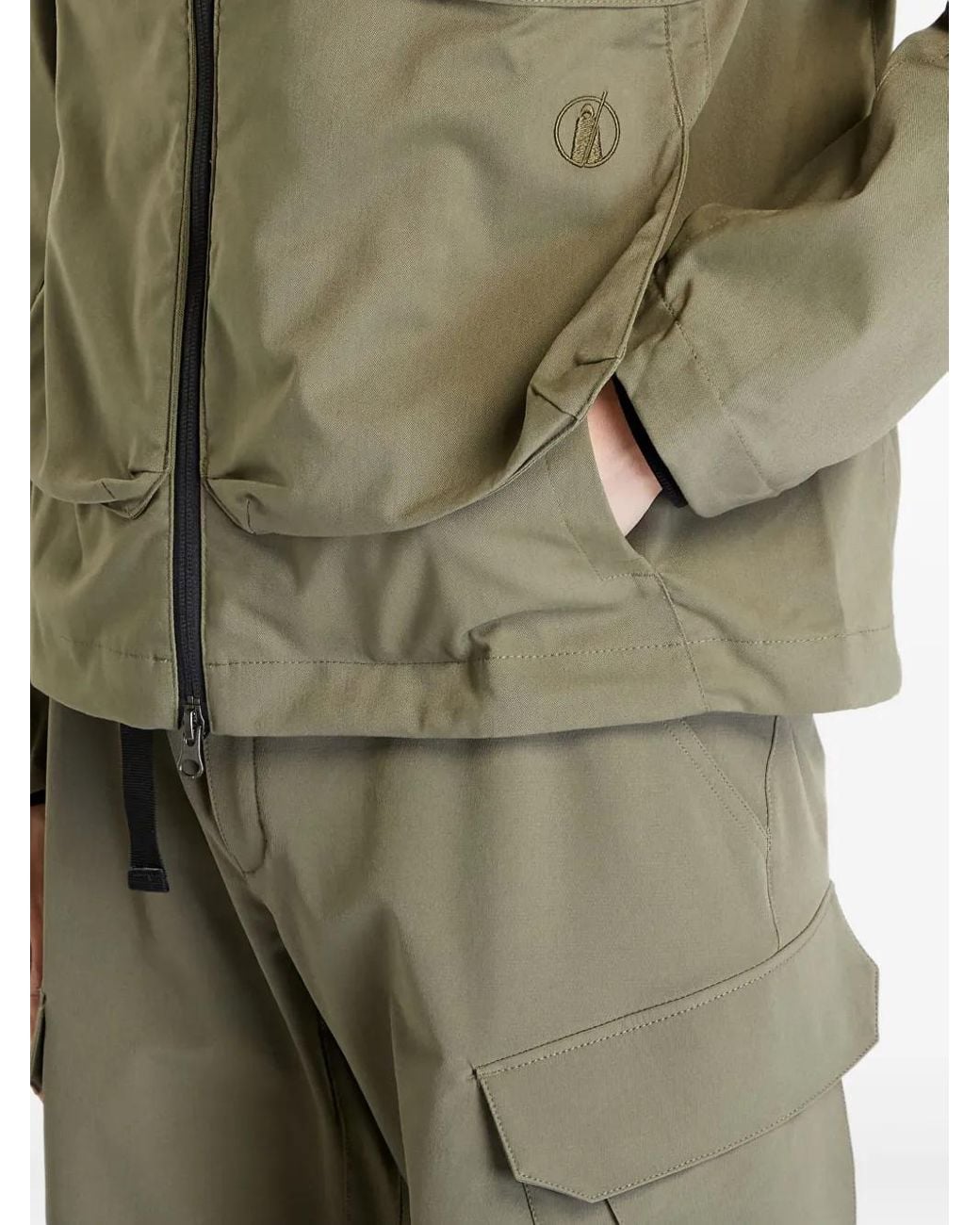 POUTNIK BY TILAK Green Blade Jacket for men