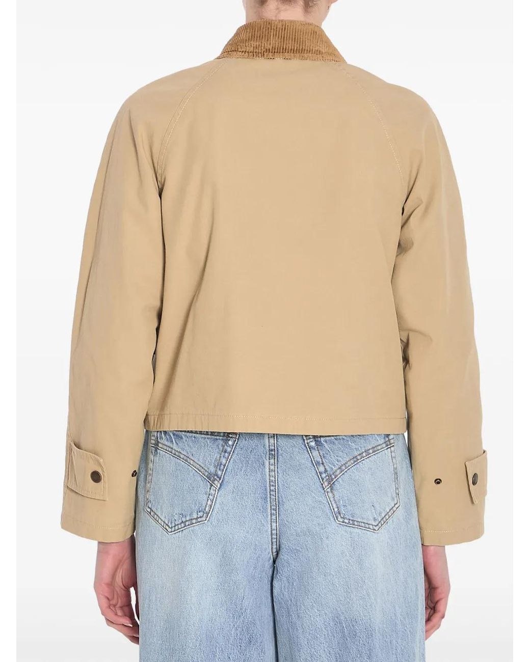 Burberry Blue Cropped Jacket