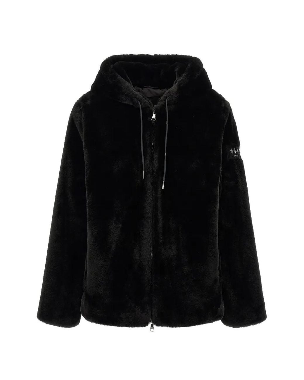 Tatras Black Astoni Faux-Fur Jacket for men