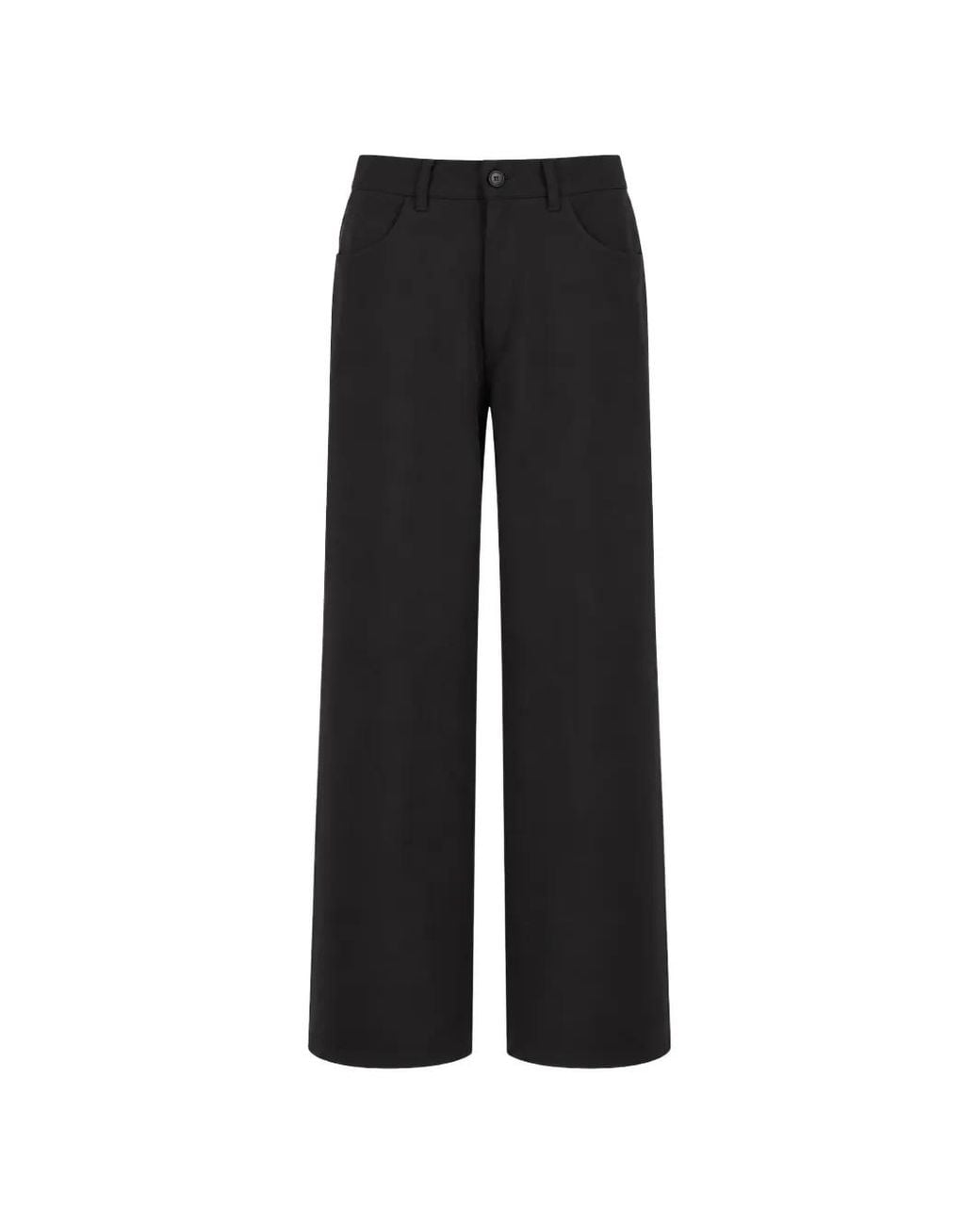 Societe Anonyme Black Cross Wide-Leg Trousers