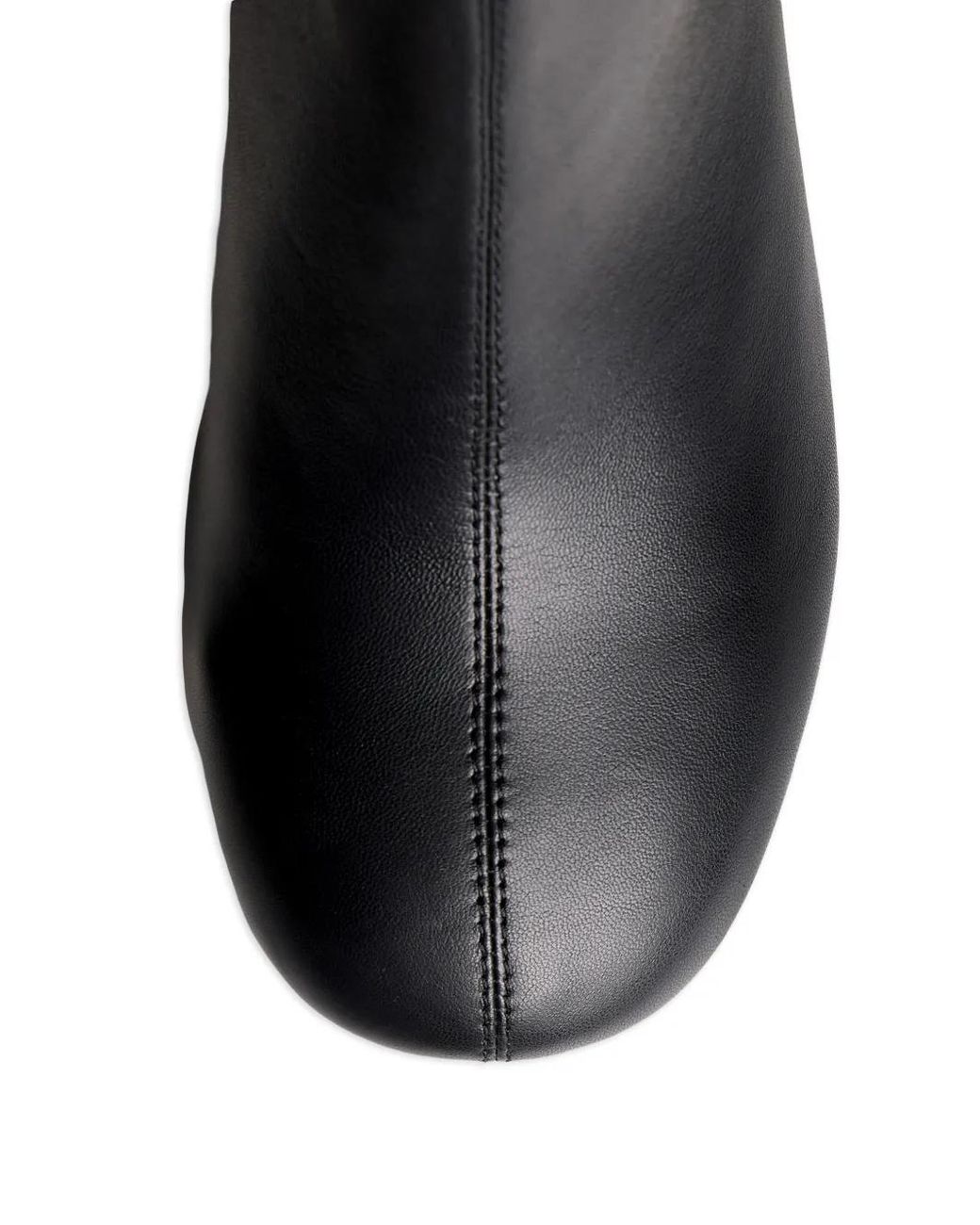 12 STOREEZ Black 65Mm Leather Ankle Boots