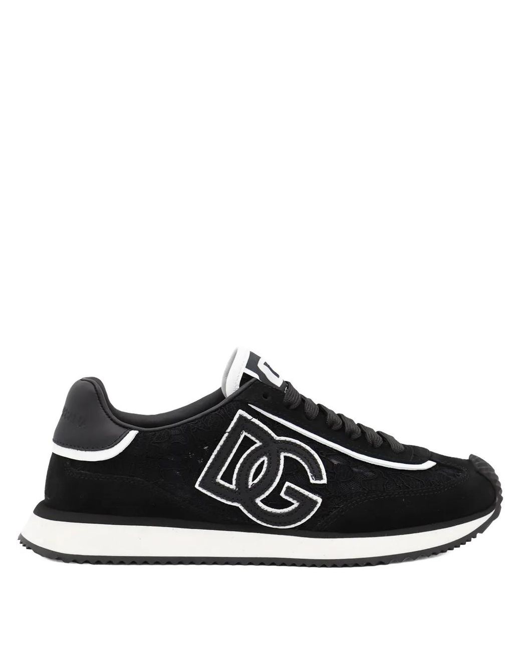 Dolce & Gabbana Black Sportschuhe Mit Logo