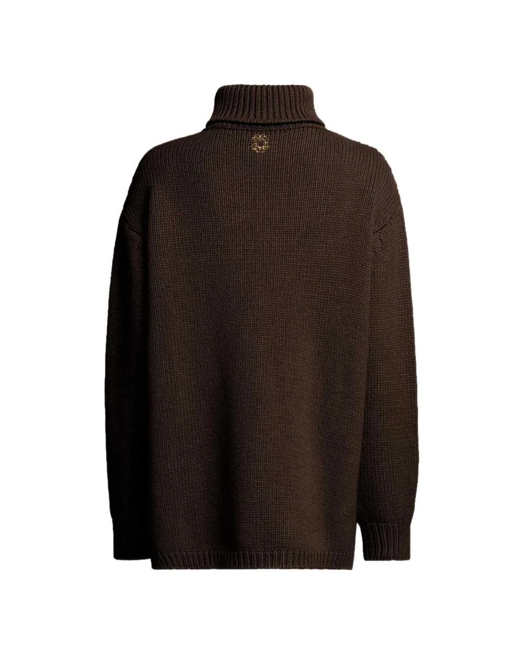 Pull À Col Roulé Elie Saab en coloris Brown
