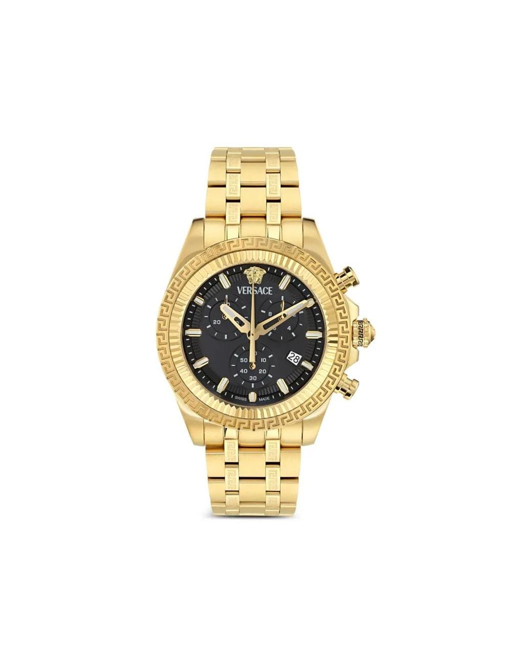 Versace Hellenyium Chrono 43Mm in Metallic für Herren