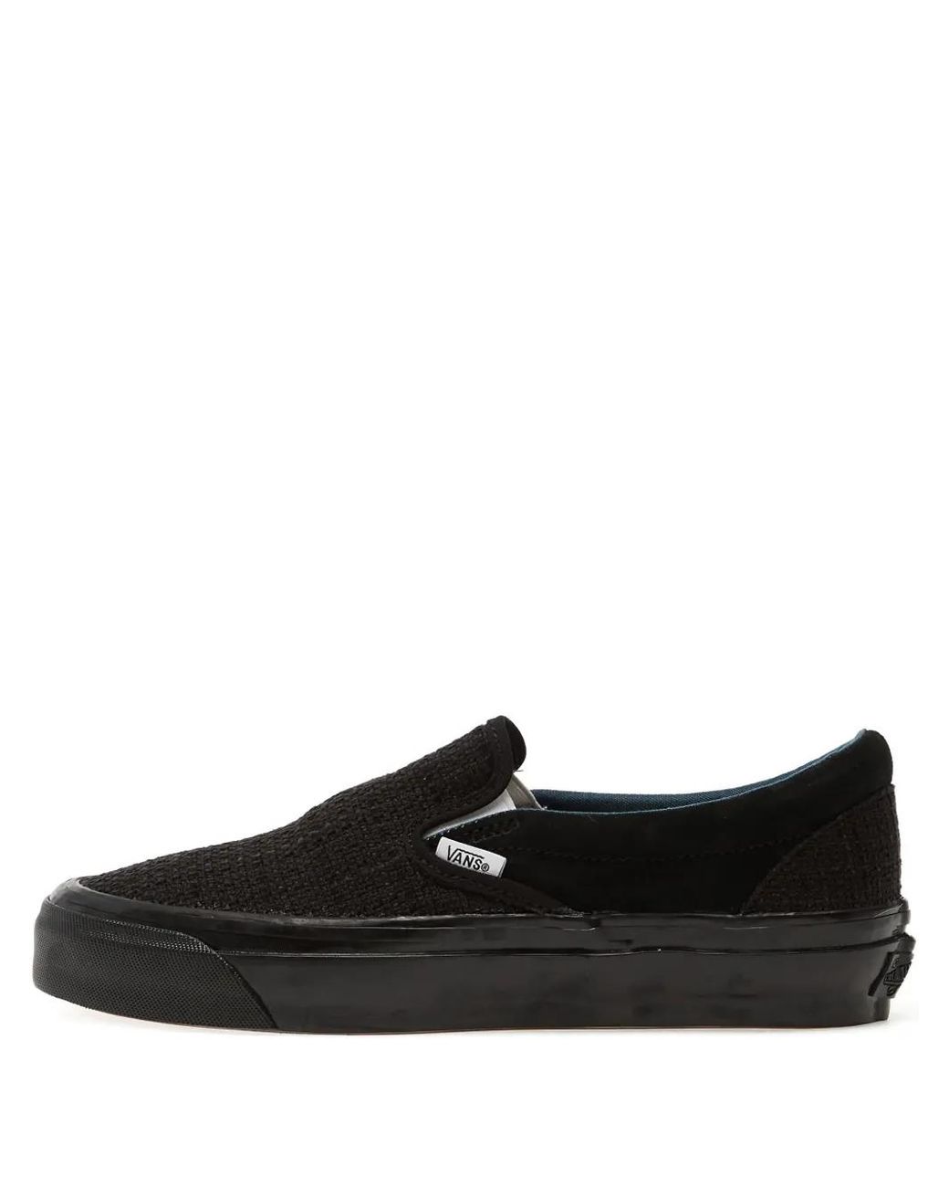 Vans Black Lx Classic Slip-On Sneakers