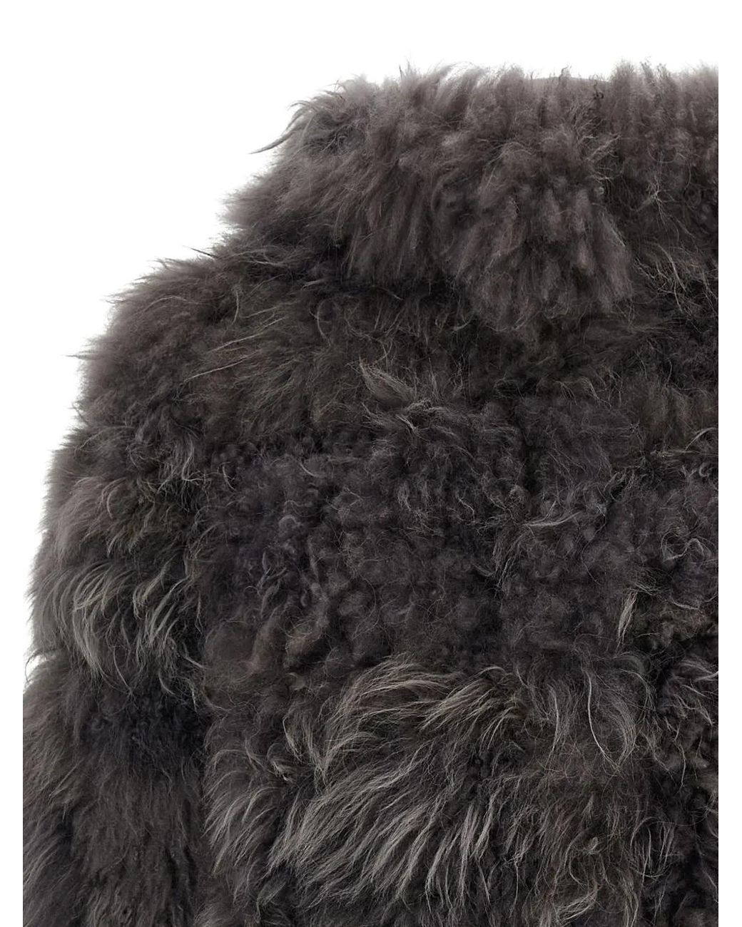 Simonetta Ravizza Gray Hooded Jacket