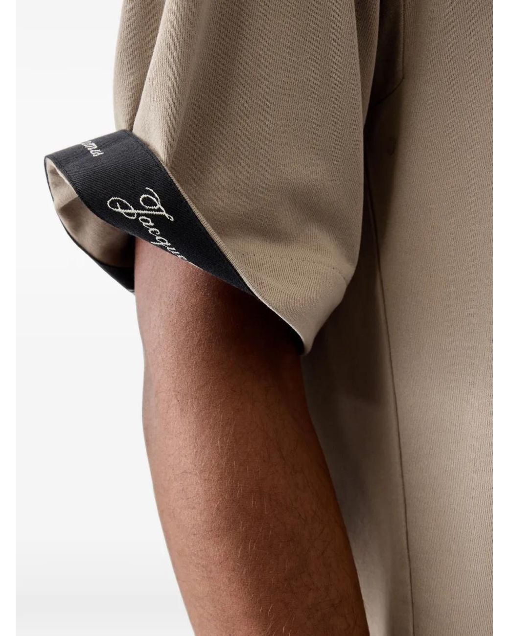 Jacquemus Natural The Rond Carré Short-Sleeve T-Shirt for men