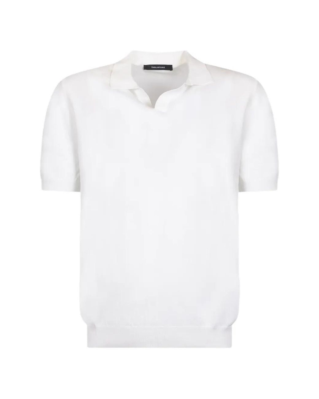 Tagliatore White Polo for men