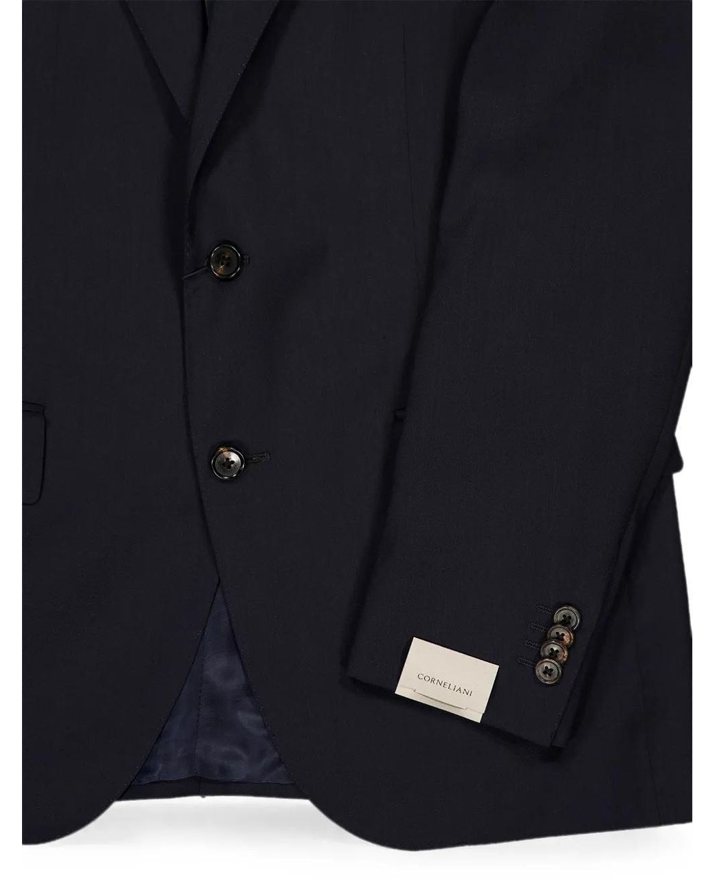 Corneliani Pak Van Scheerwol in het Blue voor heren