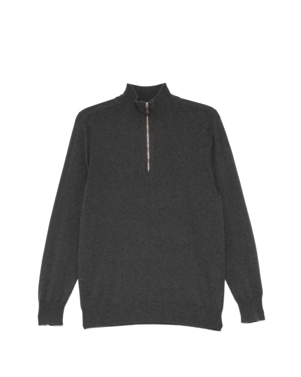 N.Peal Cashmere Carnaby Pullover in Gray für Herren
