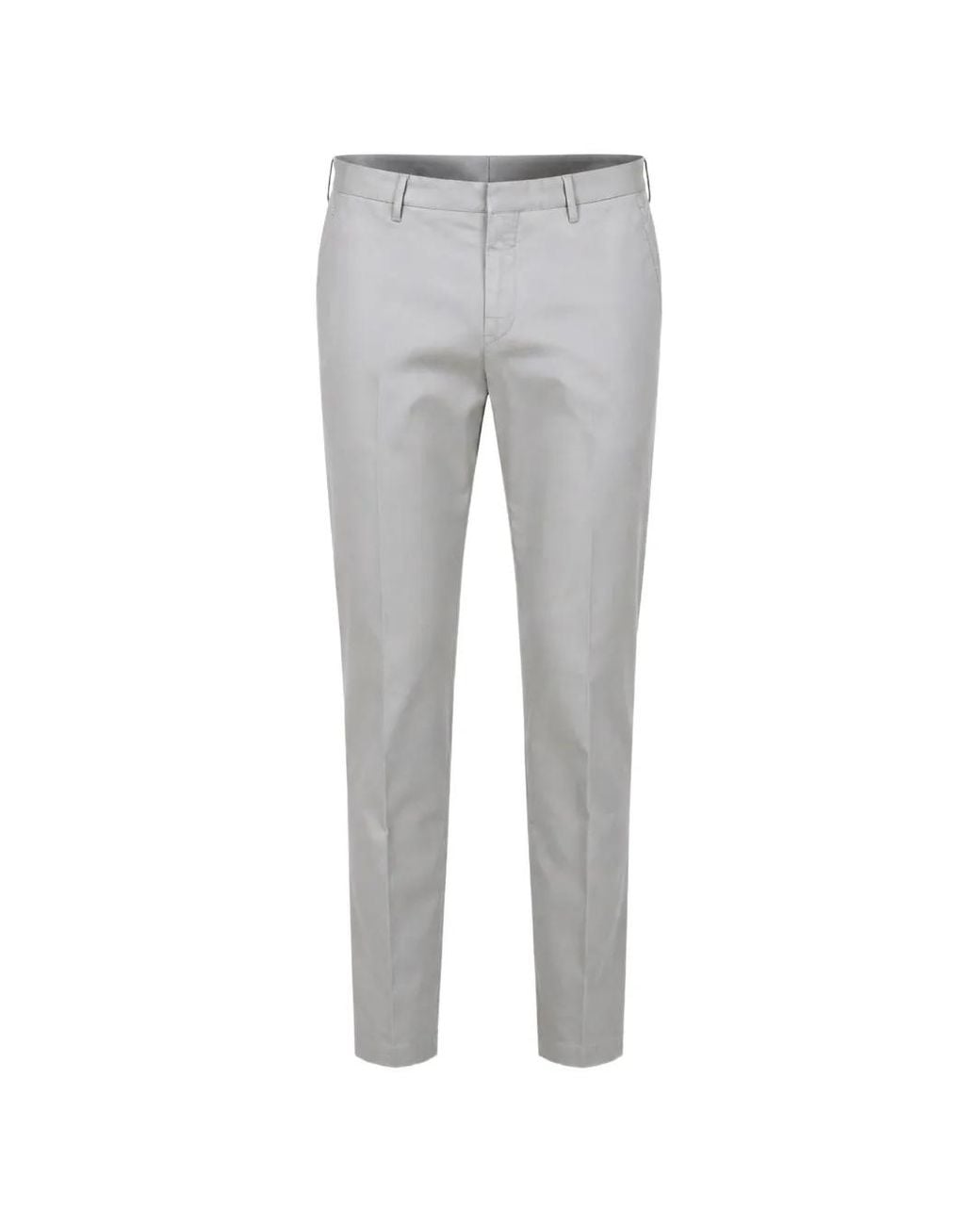 PT Torino Gray Chino Trousers for men