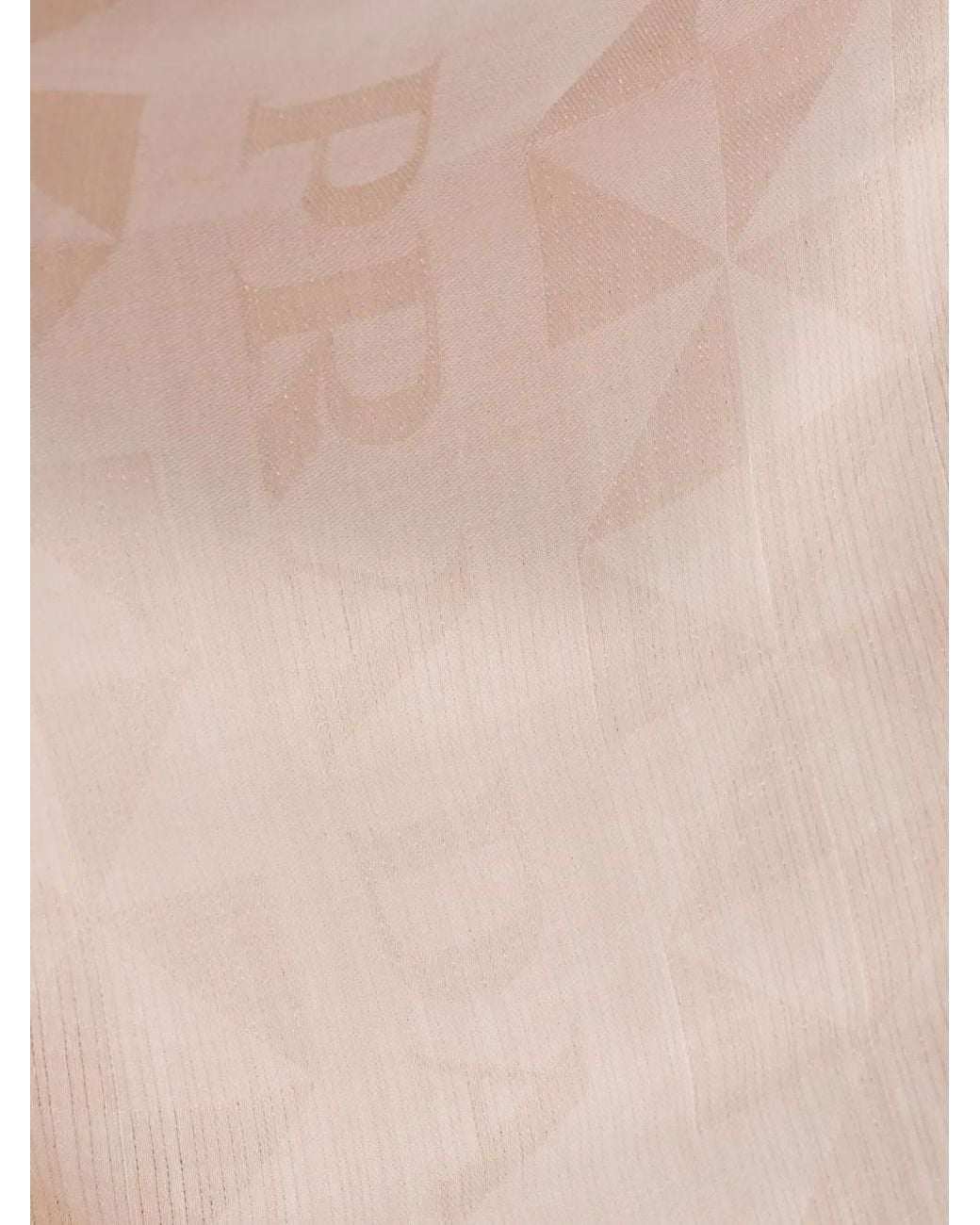 Prada Natural Logo-Jacquard Scarf