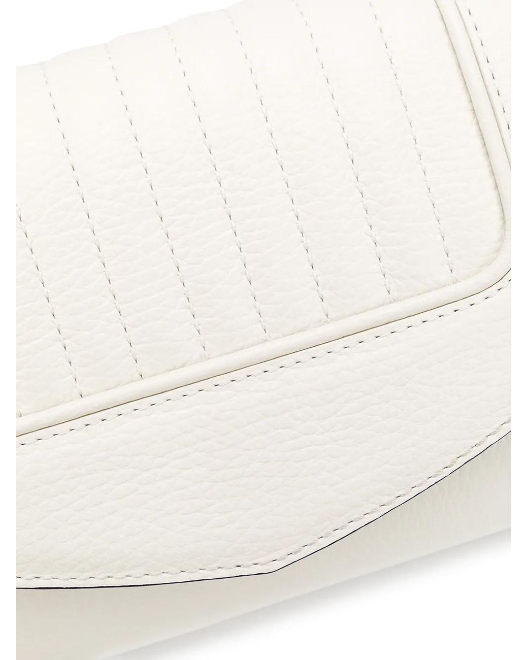 Delage White Jeanne Pm Clutch