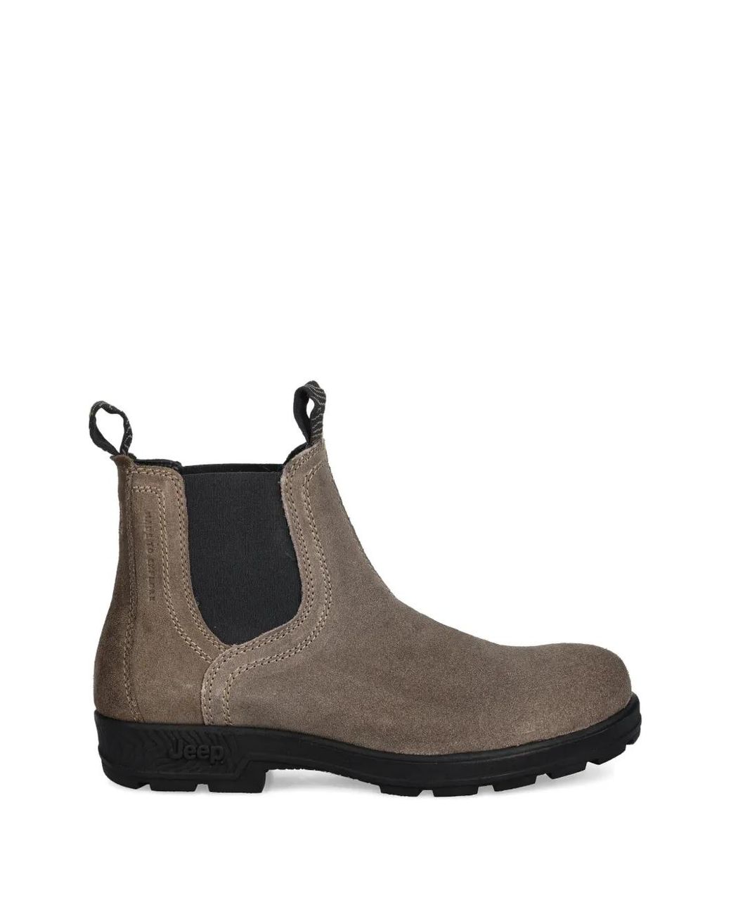 Jeep Brown Suede Pull-Tab Boots for men