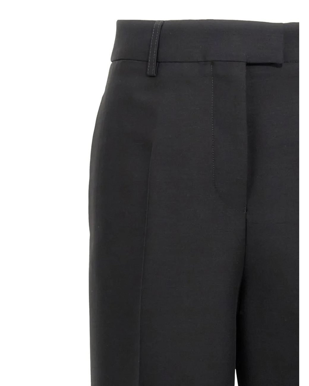 Ferragamo Black Stretched Trousers
