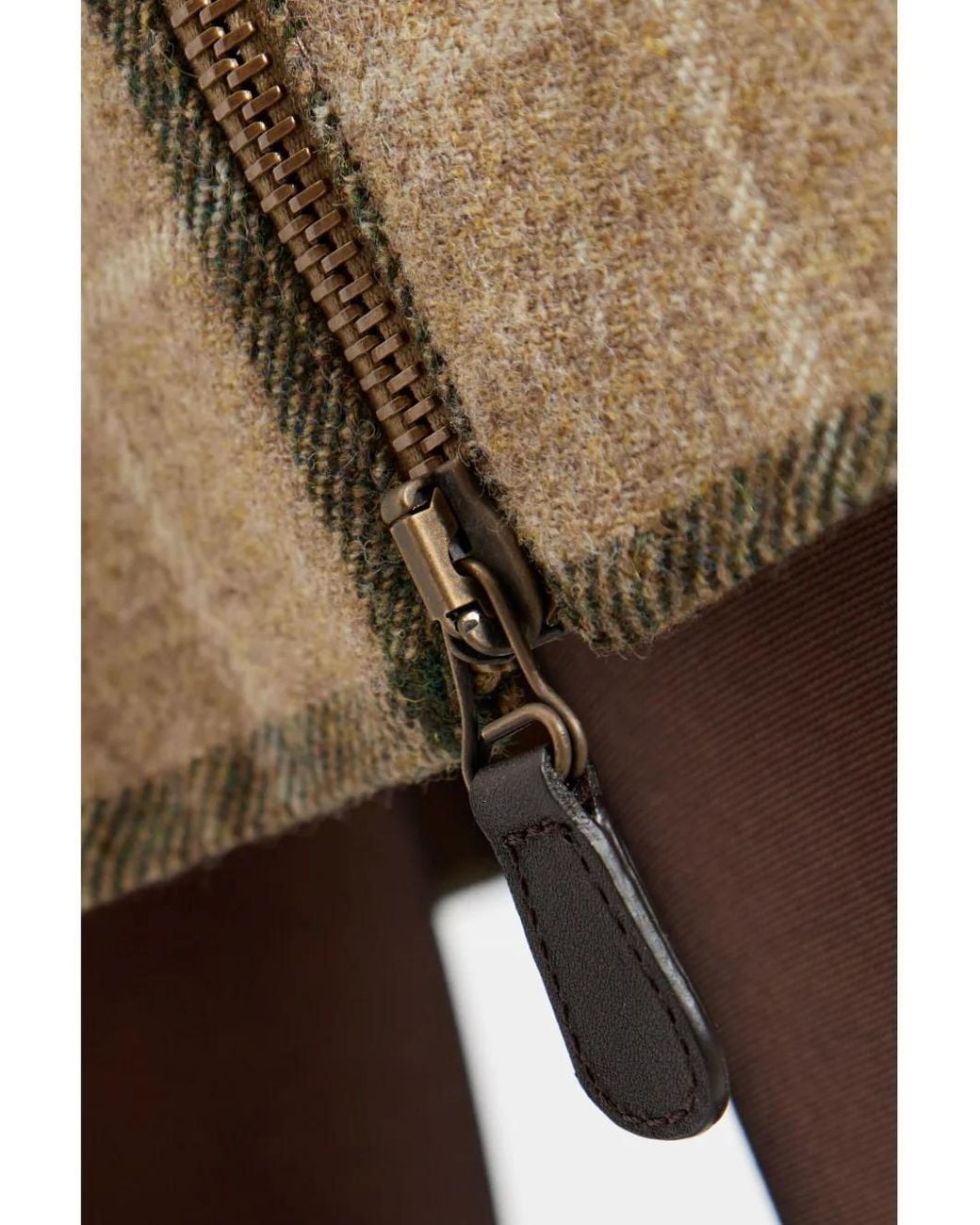 Burberry Brown Checked Mini Dress