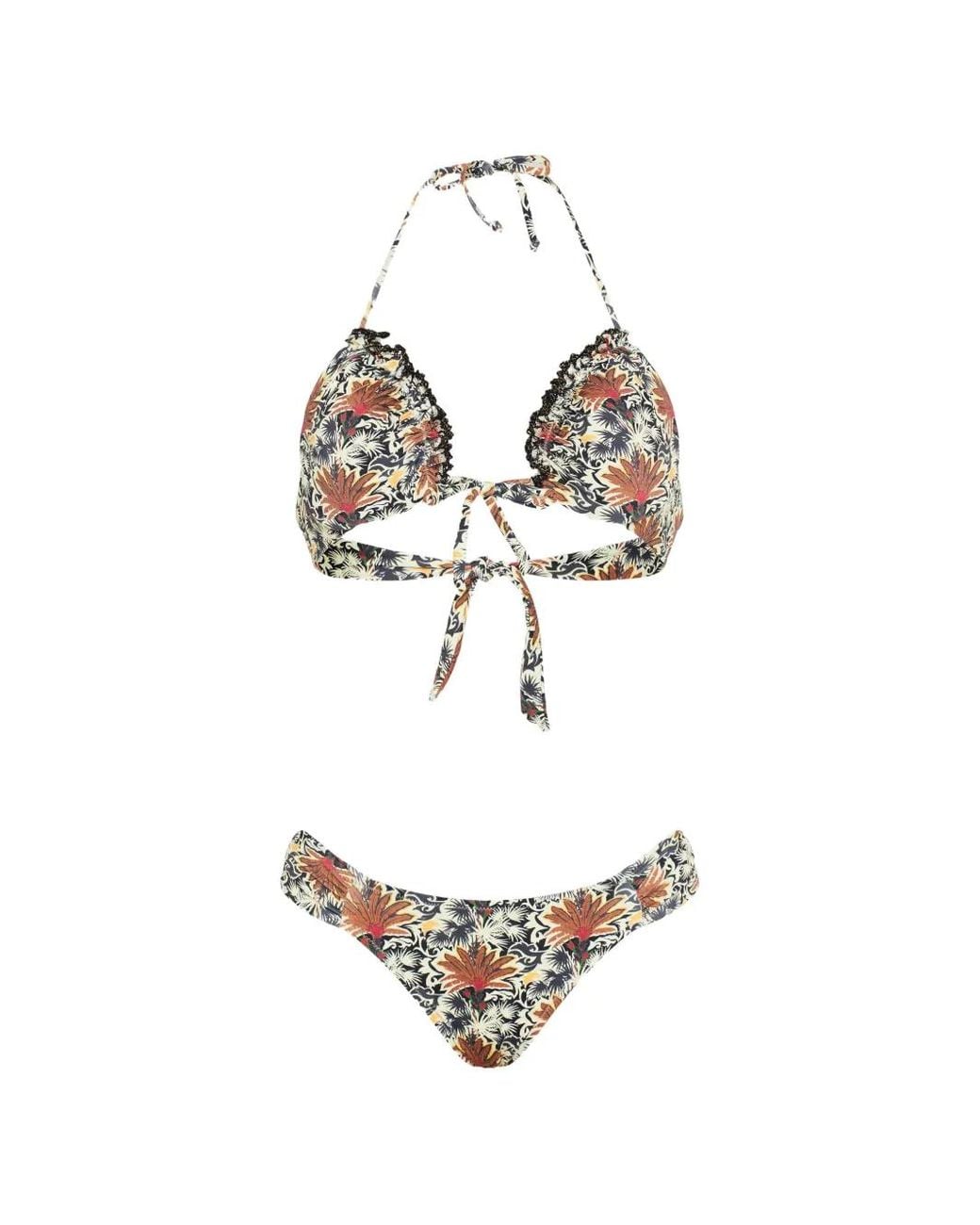 Anjuna White Tropic Floral-Print Bikini