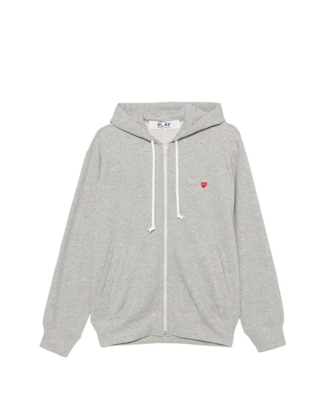 Sudadera Play Con Capucha Comme des Garçons de hombre de color Gray