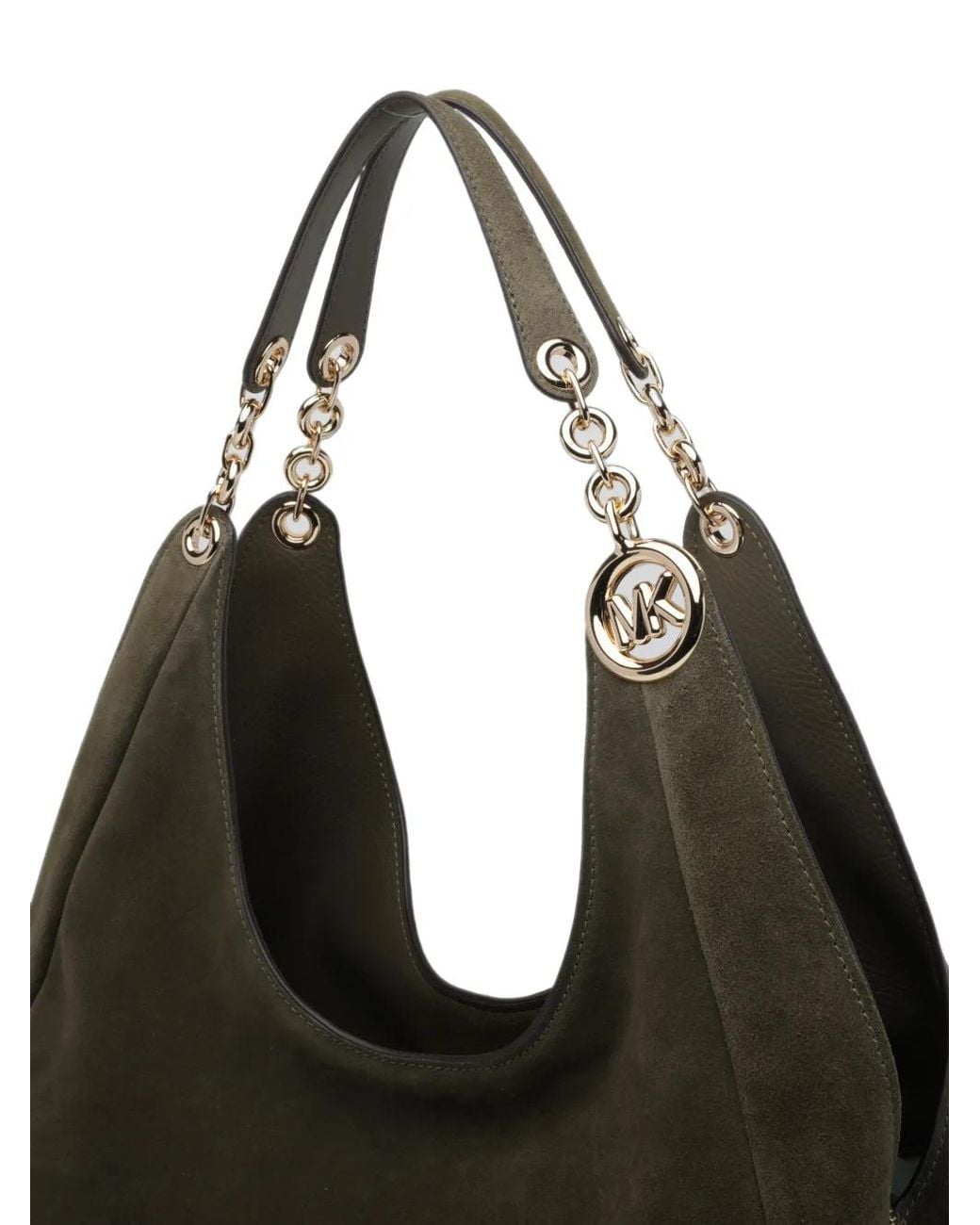 MICHAEL Michael Kors Black Large Ellie Suede Tote Bag