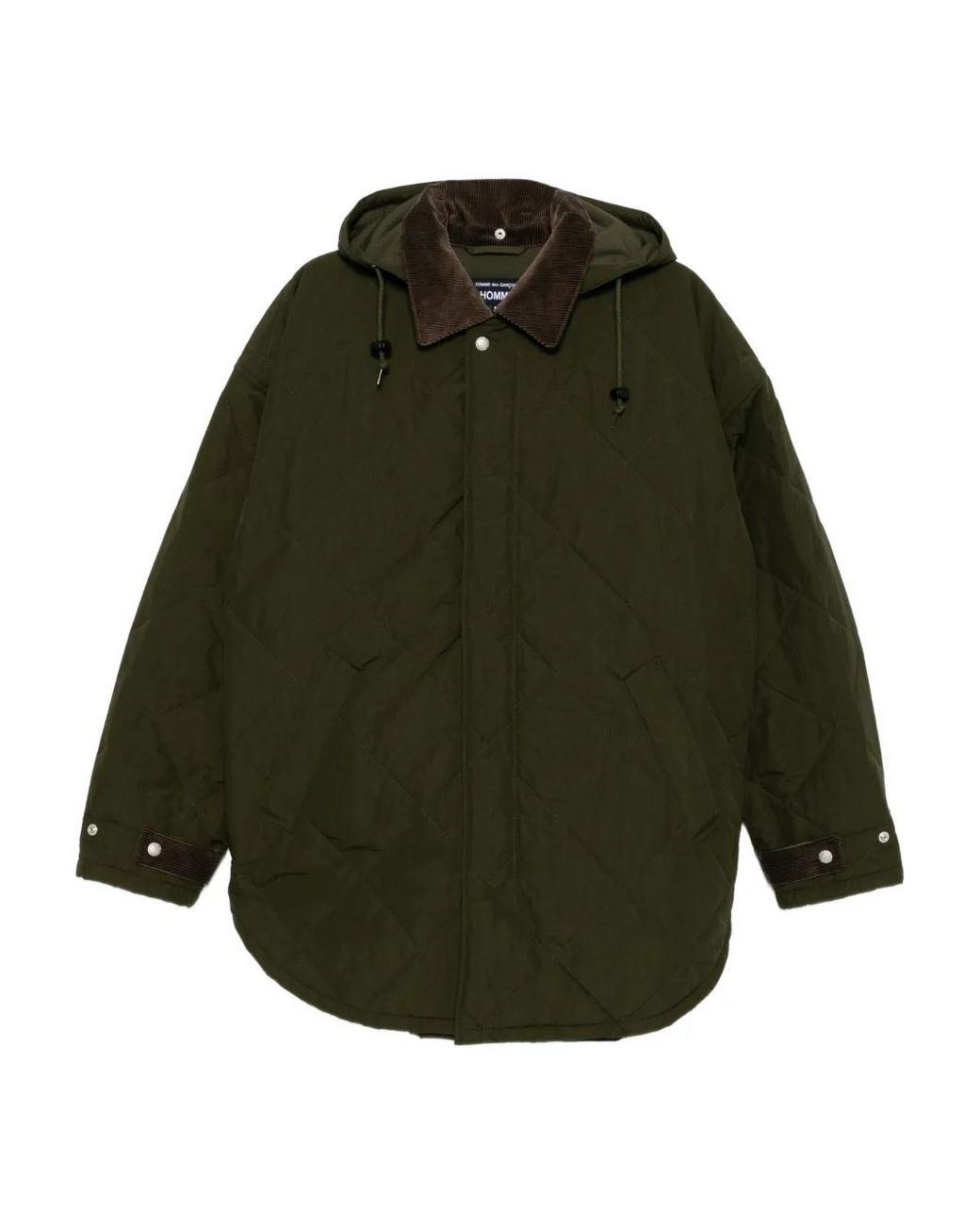 Comme des Garçons Green Quilted Jacket for men