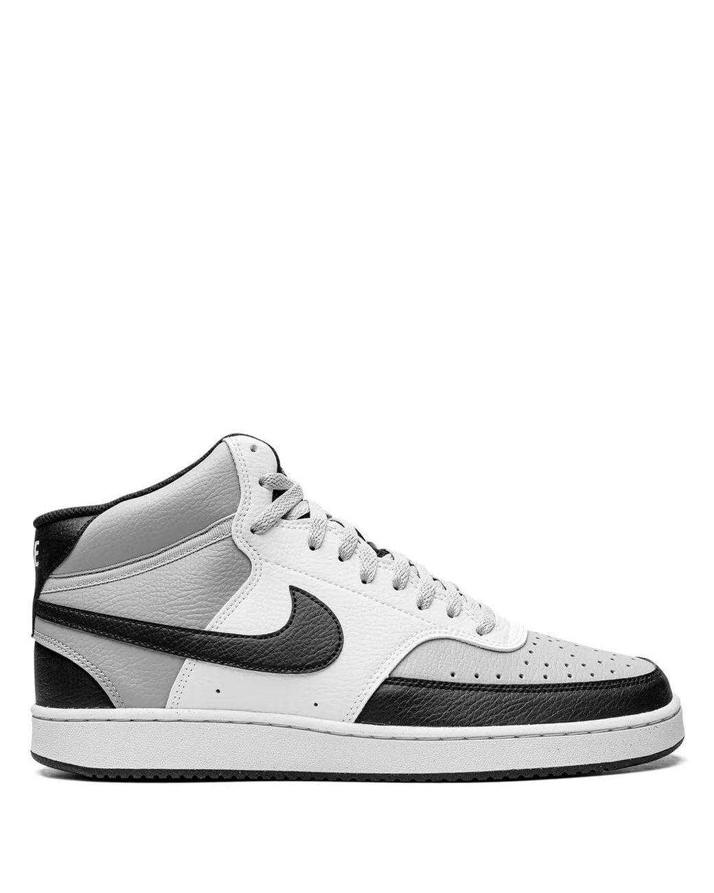 Nike White Court Vision Mid Next Nature Sneakers for men