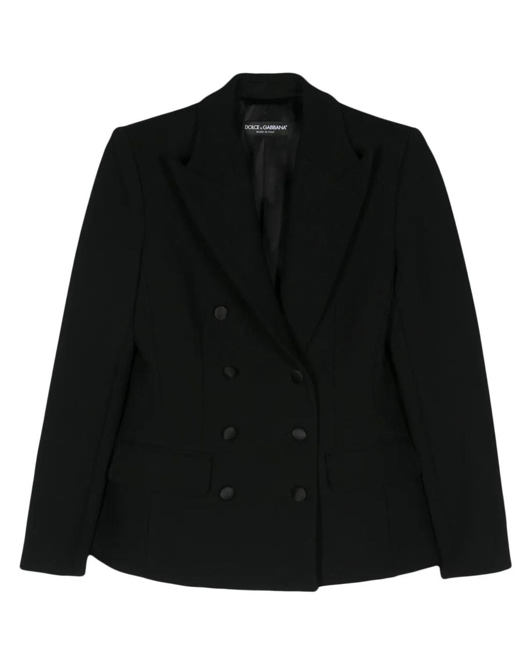 Dolce & Gabbana Black Double-Breasted Blazer
