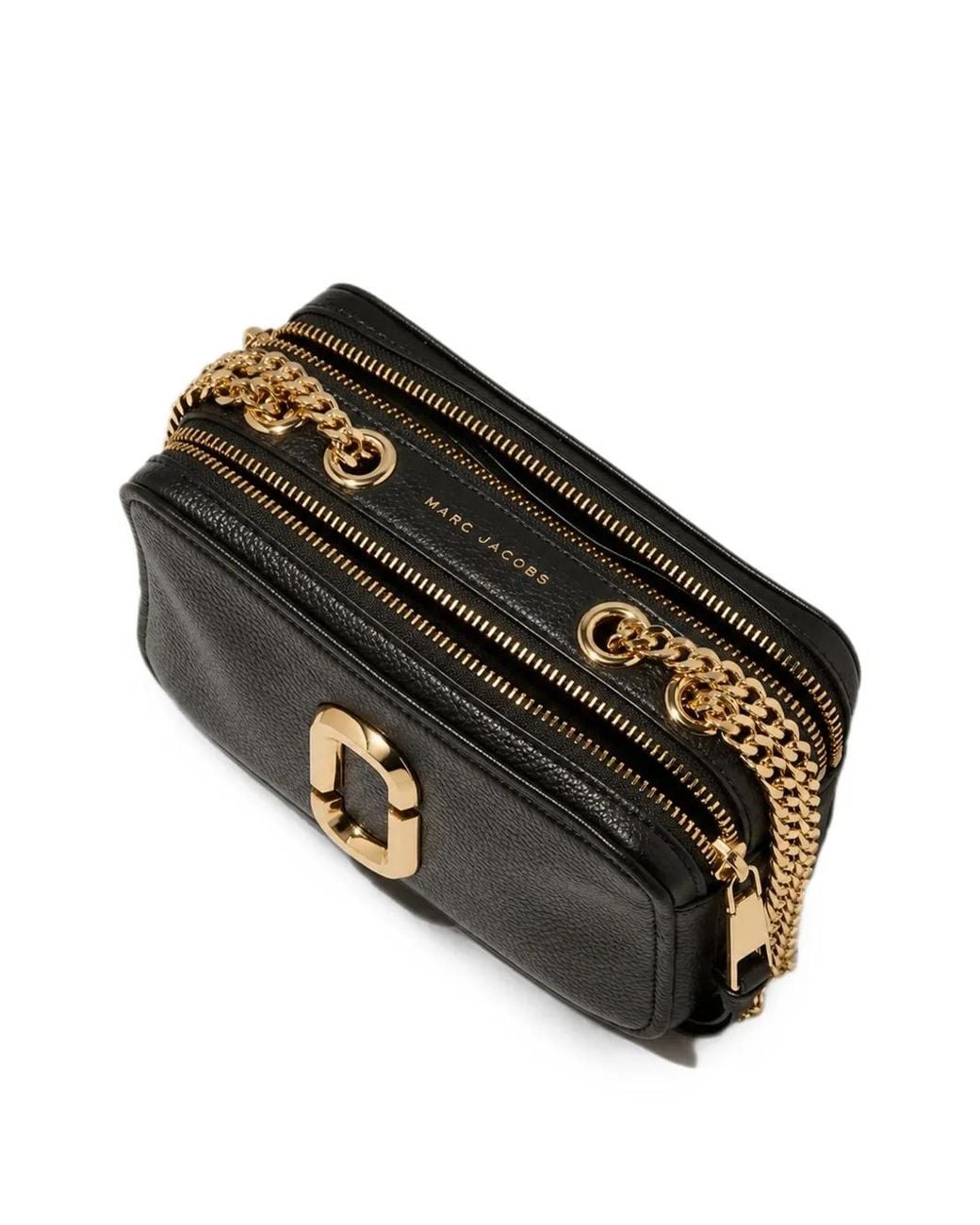 Marc Jacobs Black Glam Shot 21 Leather Shoulder Bag