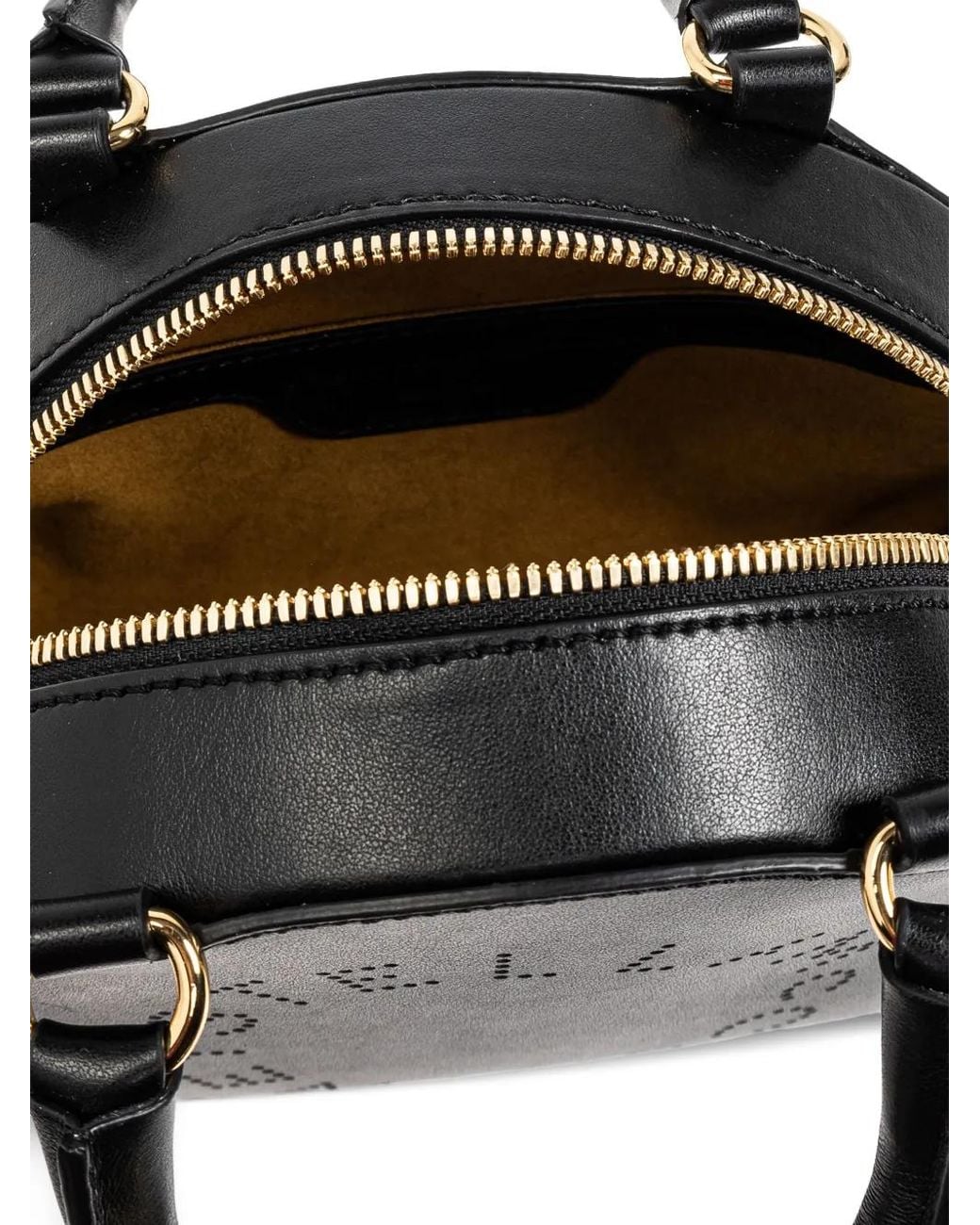 Stella McCartney Black Logo-Embellishment Tote Bag