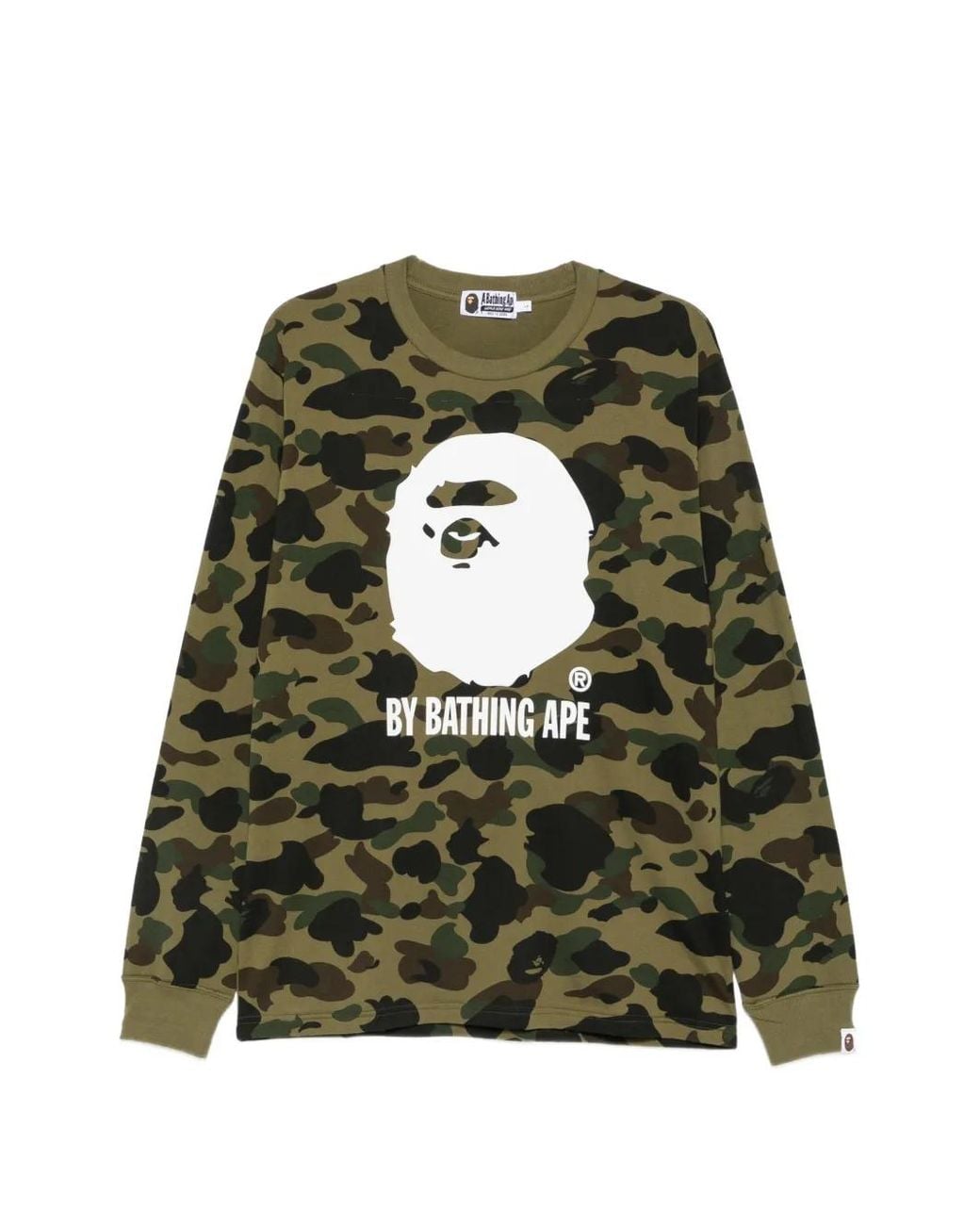 A Bathing Ape Green 1St Camo Ape Head T-Shirt for men