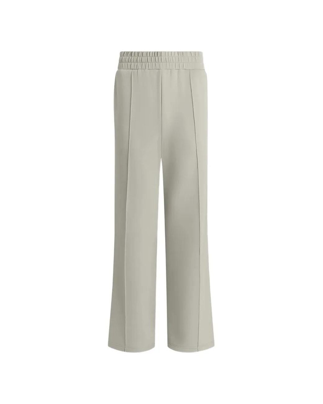 Varley White Wide-Leg Trousers