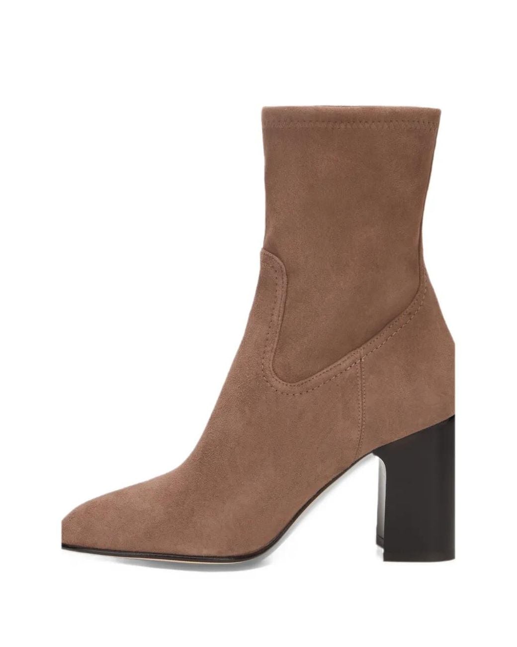 Stuart Weitzman Brown Mulberry Stretch Suede Boots