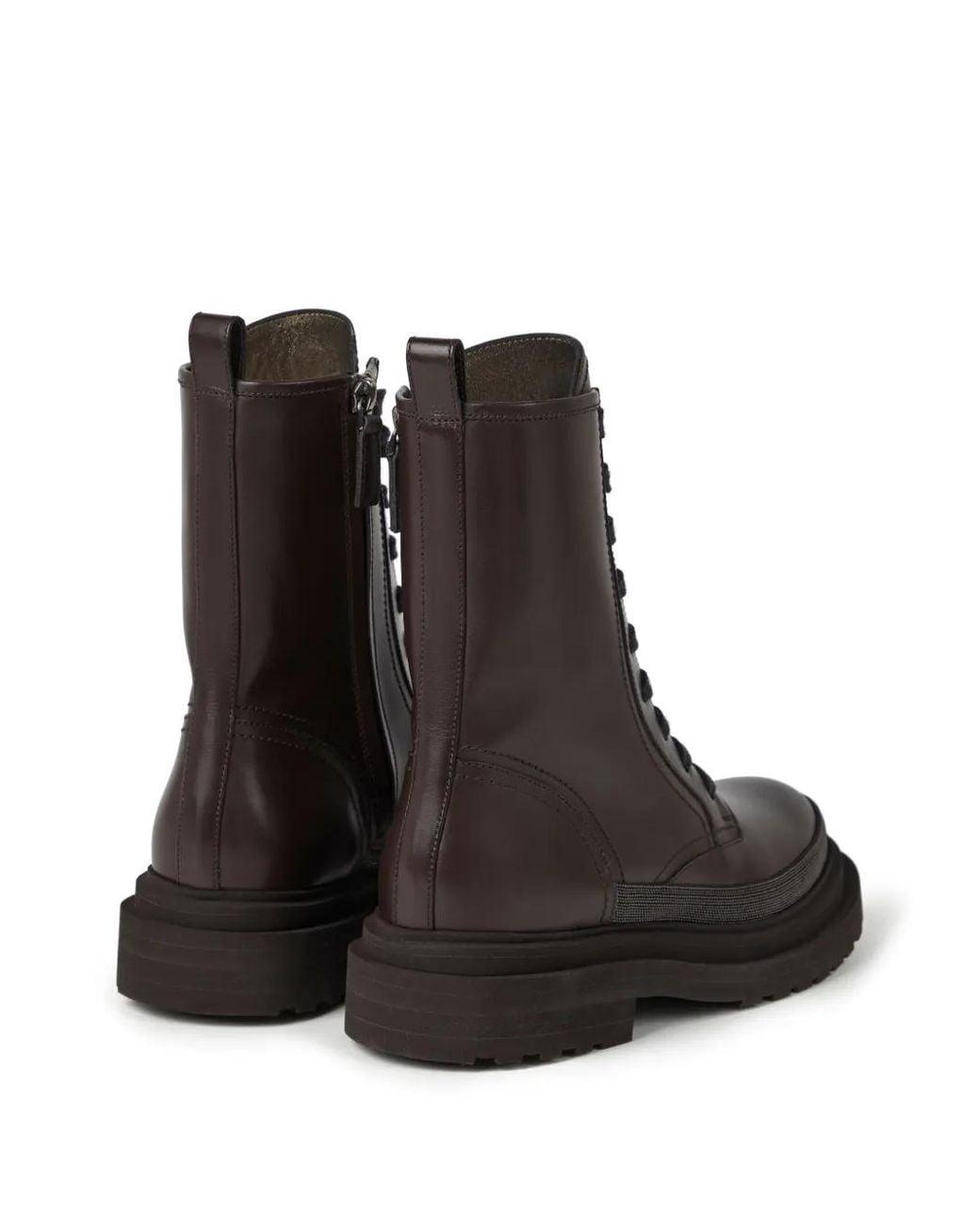 Brunello Cucinelli Black Ankle Boots Shoes