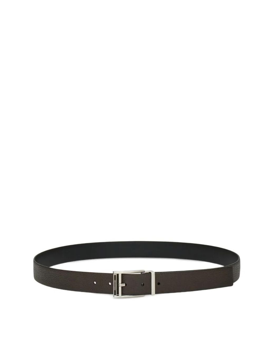 Ferragamo White Reversible And Adjustable Belt for men