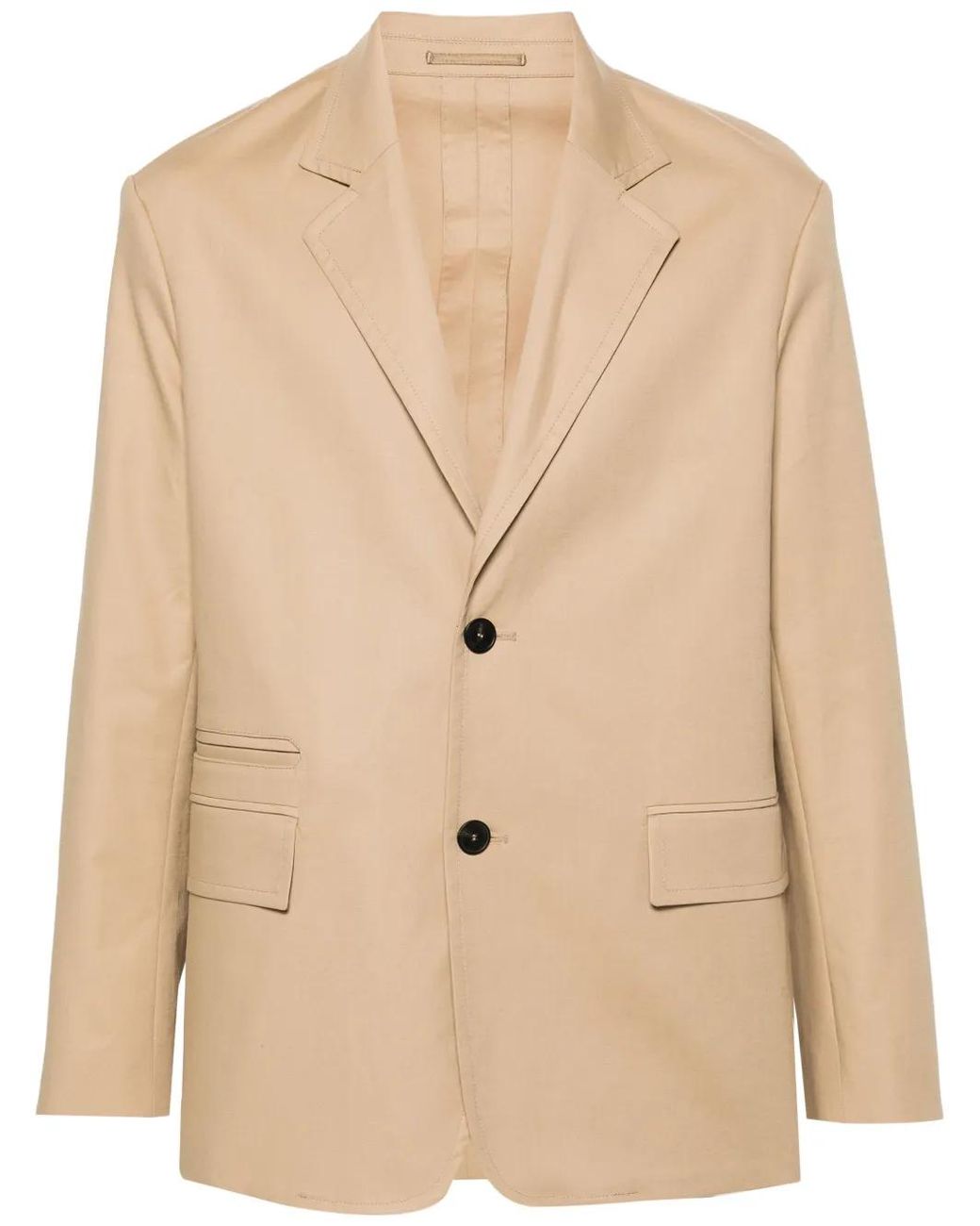 Blazer Con Botones Lanvin de hombre de color Natural