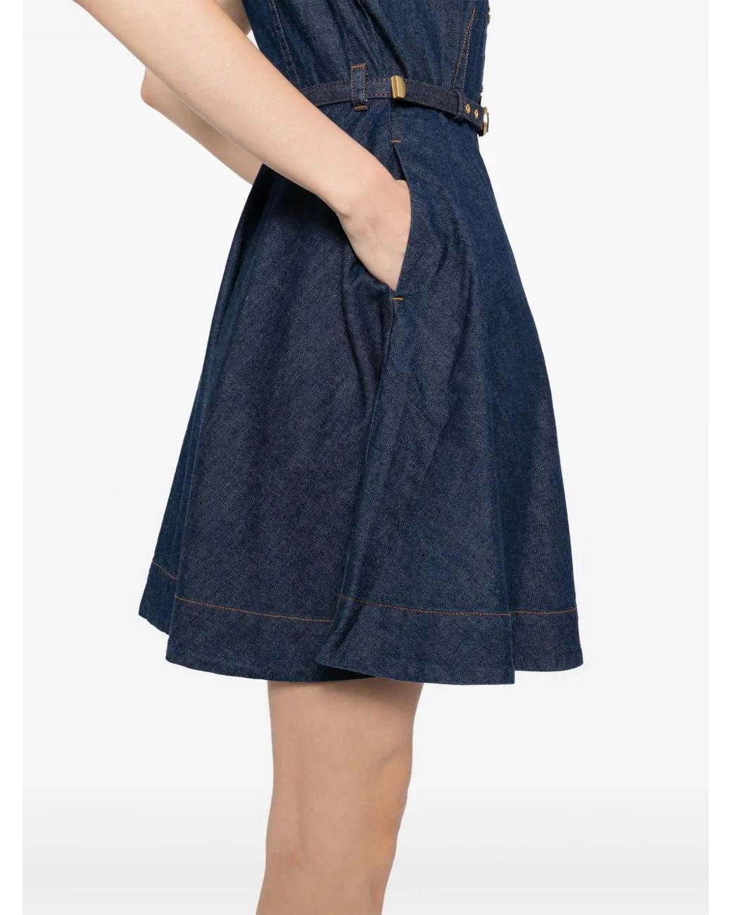 Zimmermann Flip Dress in Blue | Lyst