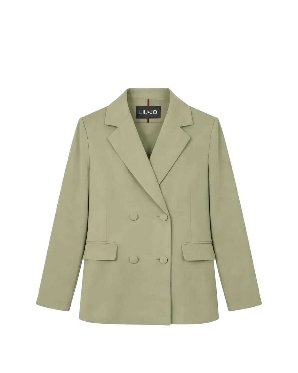 Liu Jo Green Double-Breasted Blazer
