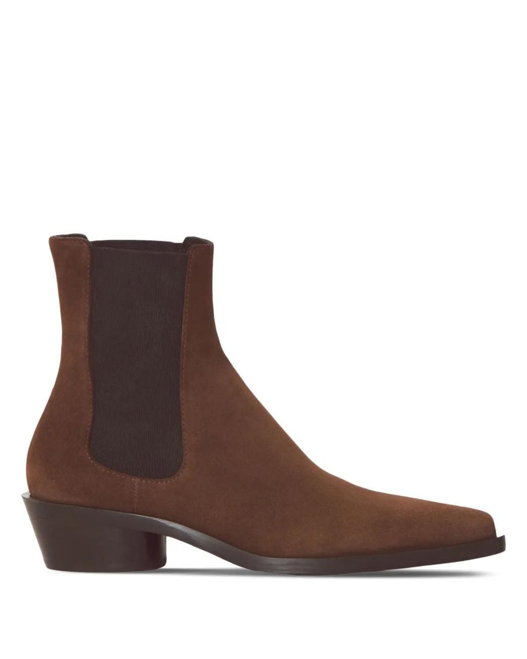 Proenza Schouler Brown Bronco Suede Chelsea Boots