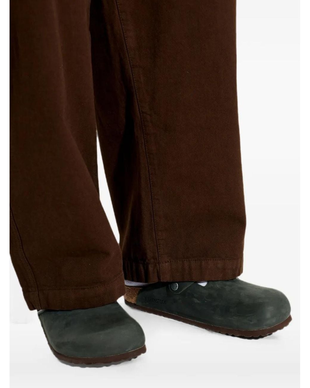 Birkenstock Black Boston Oiled Leather Clogs for men