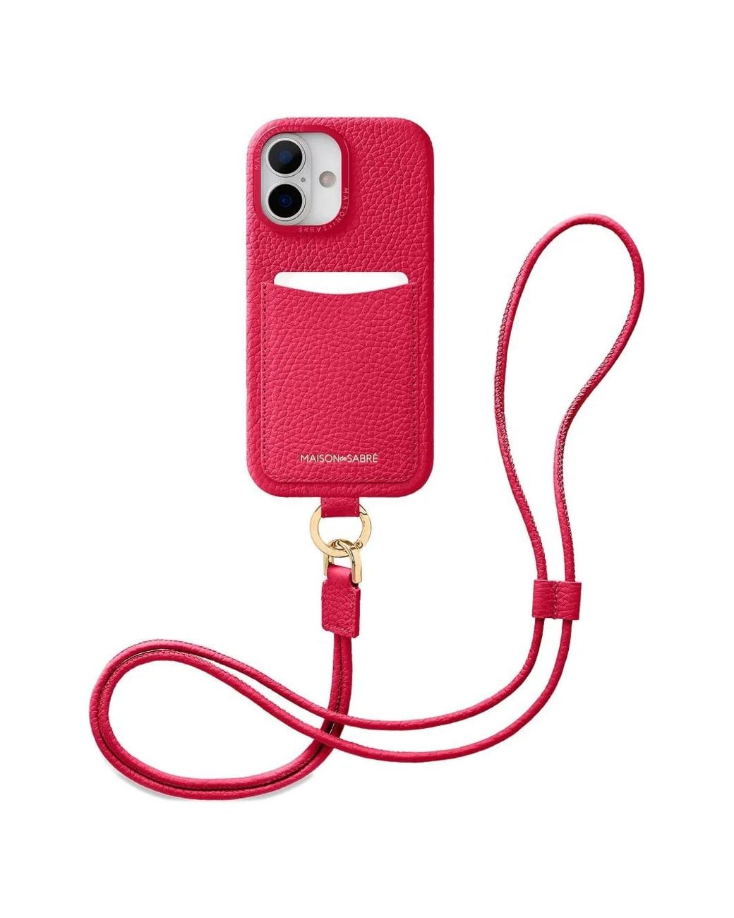 Maison De Sabre Red Sling Iphone 17 Case