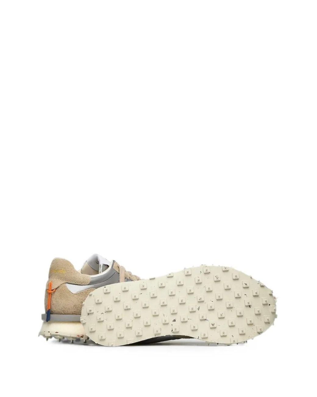 Barracuda White Impact Panelled Studded Sneakers