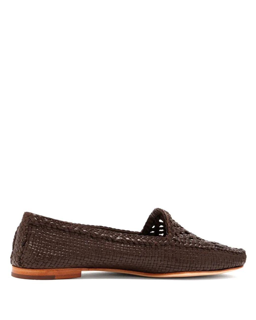 Dragon Diffusion Brown Loafer Mit Webmuster