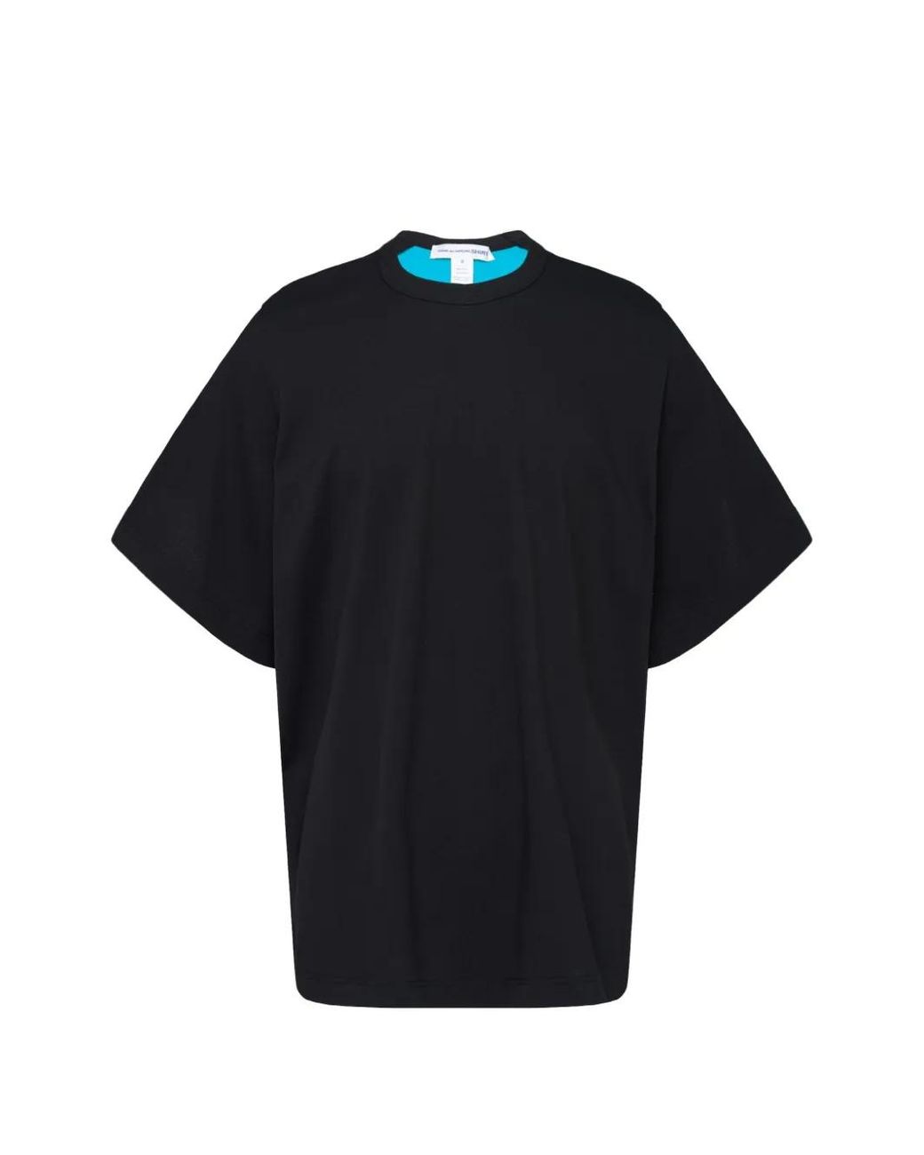 Comme des Garçons Blue Colour-Block T-Shirt for men