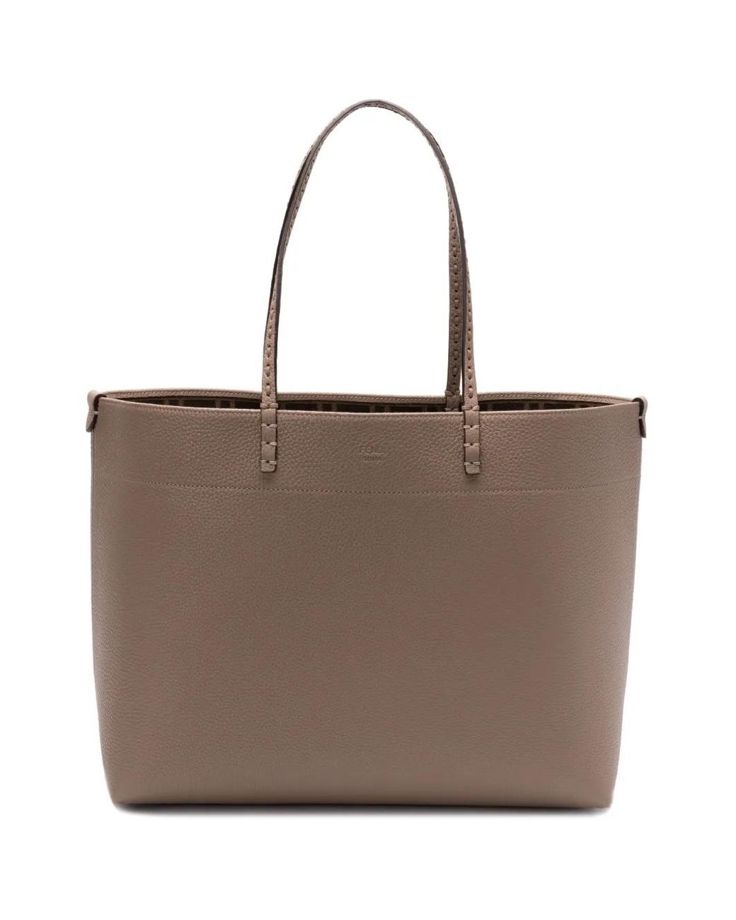 Fendi Brown Medium Roll Tote Handbag